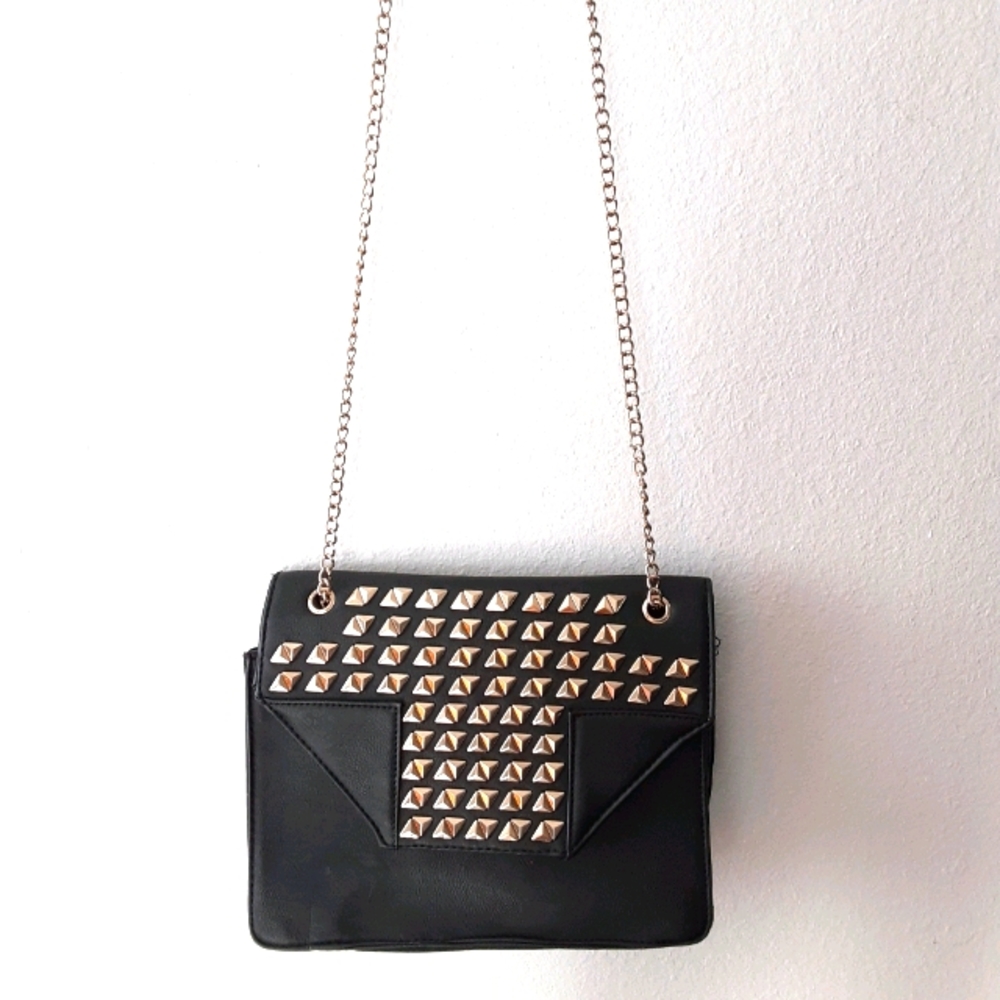 Cleopatra. Black clutch purse